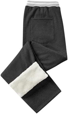 Mens Sweatpants with Zipper Pockets Soft Fleece Lined Active Joggers Drawstring Waist Athletic Running Yoga Pants - Image 4