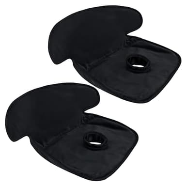 INFANZIA Dry Seat, Car Seat Protector Waterproof Carseat Liner Potty Training Toddlers, Baby and Infants, Piddle Pad for Carseats Strollers (Black, 2 Packs - Image 1