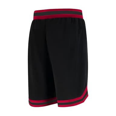 Ultra Game Mens Active Knit Training NBA Woven Team Logo Poly Mesh Basketball Shorts, Black, Large US - Image 3