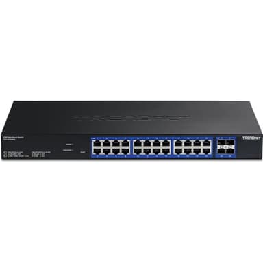 TRENDnet 28-Port Multi-Gig Web Smart Switch, TEG-3284WS, 24 x 2.5G Ports, 4 x 10G SFP+ Ports, Remote Cloud Management, NDAA TAA Compliant, 200Gbs, Lifetime Protection - Image 5