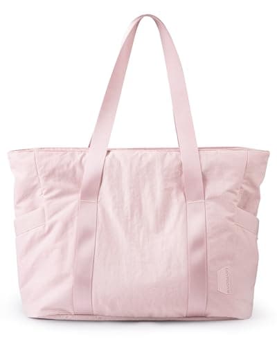 BAGSMART Tote Bag for Women with Zipper, Gym tote with Compartments, Work Tote Nurse Dance Yoga Bag for Travel - Image 1