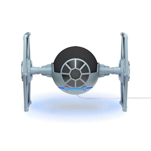 STAR WARS Echo Dot Bundle: Includes Echo Dot (5th Gen, 2022 release) | Charcoal and Limited Edition STAR WARS TIE Fighter Stand - Image 1