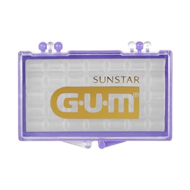 GUM Orthodontic Wax for Braces and Dental Devices - Soothing Dental Wax with Vitamin E and Aloe Vera - Clear Color - Unflavored (Pack of 1) - Image 4