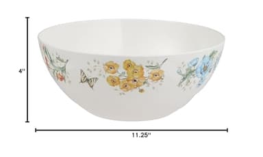 Lenox 855597 Butterfly Meadow Melamine Large Serving Bowl - Image 5