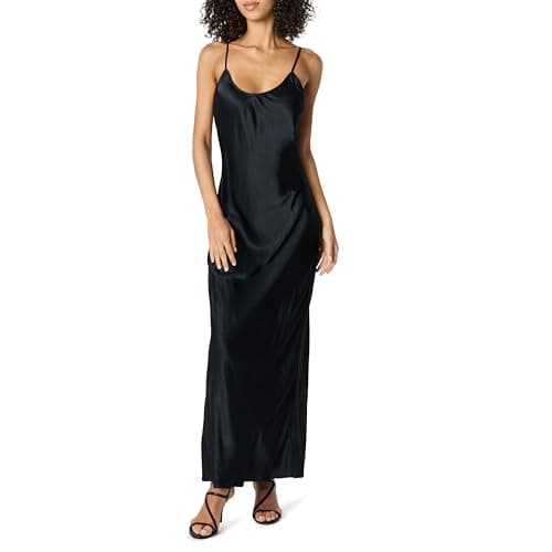 The Drop Women’s Lana Maxi Slip Dress, Black, XL - Image 1