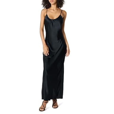 The Drop Women’s Lana Maxi Slip Dress, Black, XL - Image 1