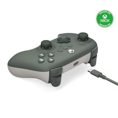 8Bitdo Ultimate C Wired Controller for Xbox with Hall Effect Joysticks and Triggers, RGB Lighting Fire Ring, Compatible with Xbox Series X|S, Xbox One, Windows 10/11- Officially Licensed (Dark Green) - Image 2