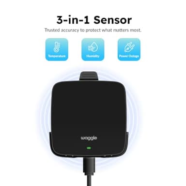 Waggle RV Pet Temperature Monitor – 4G Cellular | Real-Time Alerts for Temperature, Humidity & Power Loss | Dog Safety in RV, Car, or Home | App Controlled | No WiFi | Subscription Required - Image 2
