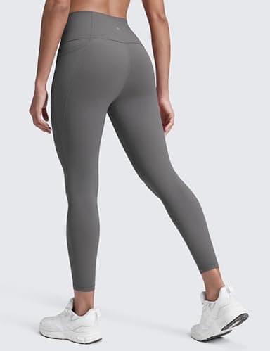 CRZ YOGA Womens Butterluxe Workout Leggings 25 Inches - High Waisted Gym Yoga Pants with Pockets Buttery Soft - Image 4