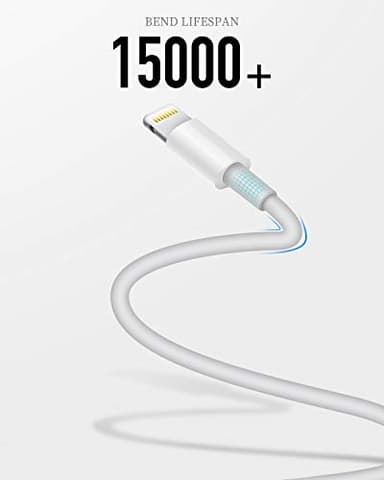 Uzento for iPhone Charger Cord,2 Pack Original USB to Lightning Cable Apple MFI Certified 6 Ft, Fast iPhone Charging Cord for iPhone 11/11Pro/11Max/ X/XS/XR/XS Max/8/7/6/5S/SE - Image 2