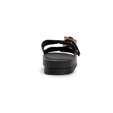 MUK LUKS Women's Grand Cayman Sandal, Black, 9 - Image 4