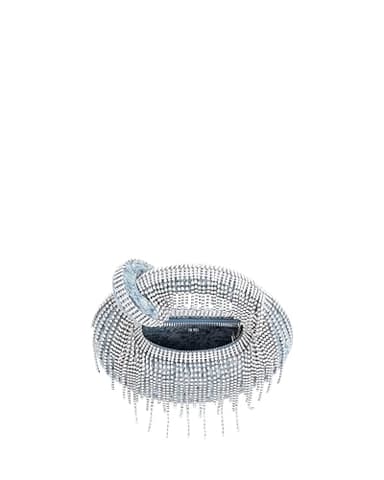 JW PEI Women's Abacus Top Handle Bag - Denim Artificial Crystal Blue - Mini - Image 2