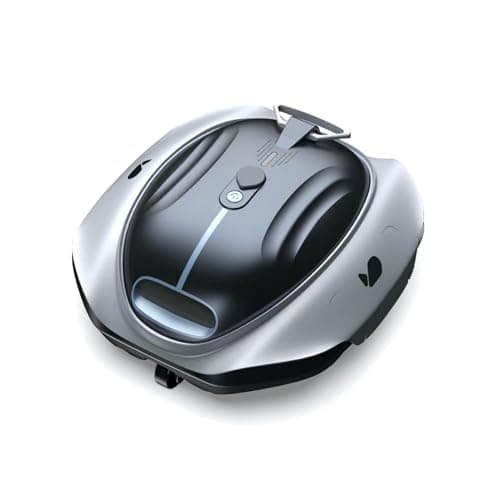 BUBLUE Bubot 300P Robotic Pool Cleaner, Cordless Pool Vacuum with Industry Leading Suction Power, Bluehole Tech, DirtLock Tech, Smart Sensor for Above-Ground Flat Pools up to 850 Sq.Ft, Silver - Image 1