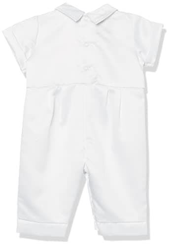 Pippa & Julie Baby Boys' Christening Set, 3-Piece Outfit, Includes Suit, Removable Vest & Bonnet, White, 18 Months - Image 6