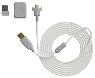 Glorious Gaming Model I 2 Wireless Gaming Mouse - Hybrid 2.4Ghz & Bluetooth, 75g Superlight, 9 Buttons (2 Swappable), RGB, PTFE Feet, MMO/MOBA/FPS, Long Battery Life, Side Thumb Rest - White - Image 11