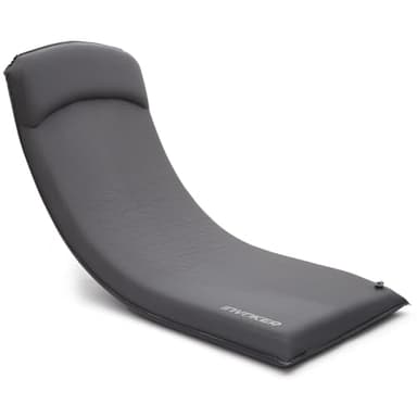 INVOKER Camping Sleeping Pad 2.75” Memory Foam Fast Self Inflating Insulated Durable Camping Mat Air Mattress with Pillow，for Tent, Traveling, Car, Camping, Grey - Image 9