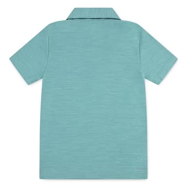 Hurley Boys' Performance Polo Shirt, Harbor Green Heather - Image 2
