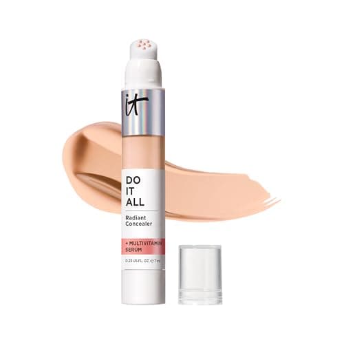 IT Cosmetics Do It All Radiant Concealer ­­– Makeup Concealer – Hydrate & Brighten – Creaseless Medium Coverage & Radiant Finish ­­– Niacinamide & Hyaluronic Acid - Light Neutral, 0.2 Fl Oz - Image 1