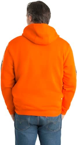 Legendary Whitetails Mens Camo Hoodie Pullover Sweatshirt Midweight V-Neck Design, Inferno, 3XT - Image 5