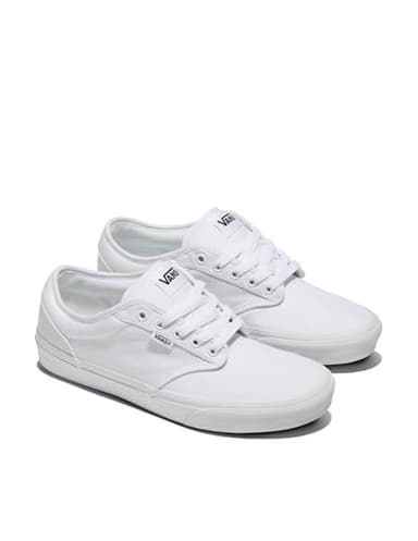 Vans Men's Atwood Shoe | Low-Top Fashion Sneakers for Work, Walking & Casual Everyday Wear, White/White, 9.5 - Image 6