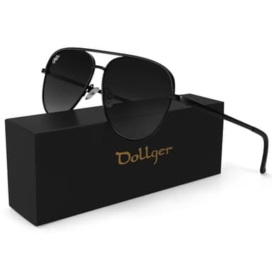 Polarized Aviator Sunglasses for Men Women Retro Style 100% UV Protection Sun glasses Lightweight Metal Frame Trendy Shades - Image 9