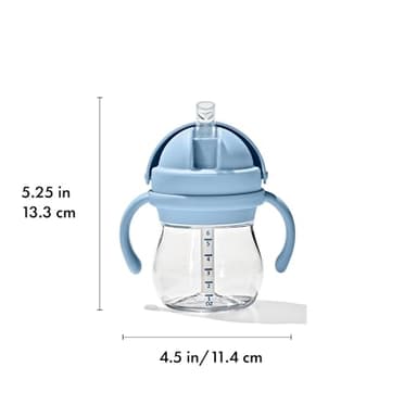 OXO Tot Transitions Straw Cup with Removable Handles - 6 oz. - Dusk - Image 6
