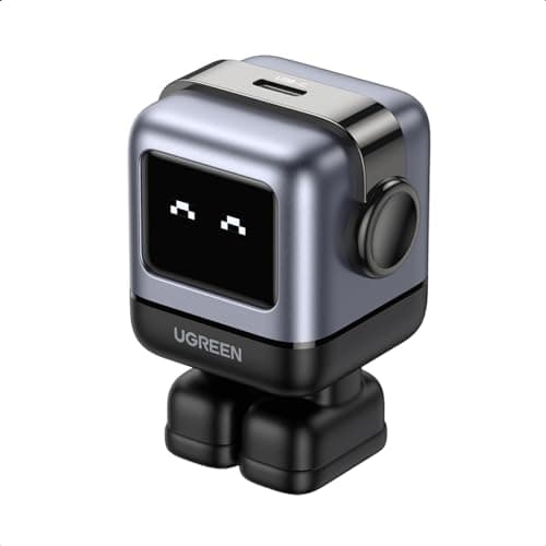 UGREEN Uno 30W USB C Charger Block, Compact Nexode Robot GaN Fast Charger for iPhone 17/16/15/14, Galaxy S25/S24/S23/S22, Pixel 10/9/8/7/6, MacBook Air, iPad Pro (Black) - Image 1