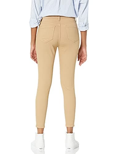 Amazon Essentials Women's Mid-Rise Stretchy Skinny Jean - Discontinued Colors, Light Camel, 4 Long - Image 3