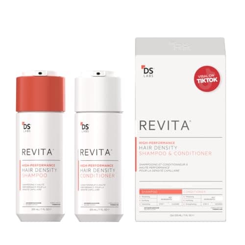 DS Labs Revita Shampoo and Conditioner – High-Performance Hair Density Shampoo & Conditioner, Volumizing & Thickening, Fuller, Healthier-Looking Hair, Sulfate & Silicone Free, For Men & Women, 205mL - Image 1