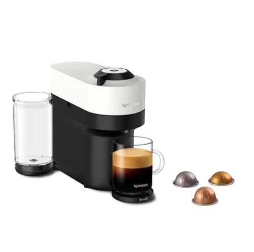 Nespresso Vertuo Pop+ Coffee and Espresso Maker by Breville, Coconut White - Image 1