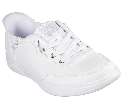 Skechers Women's Hands Free Slip-Ins Skip B Cute Classic Sneaker, White, 10 - Image 1