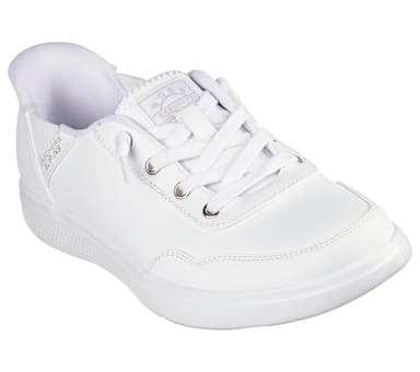 Skechers Women's Hands Free Slip-Ins Skip B Cute Classic Sneaker, White, 10 - Image 1
