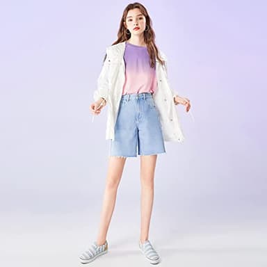 Women's Slip on Shoes Low Top Canvas Sneakers Loafers Non Slip Fashion Casual Low Cut Shoes(Light Blue Stripes.US8.5)… - Image 2