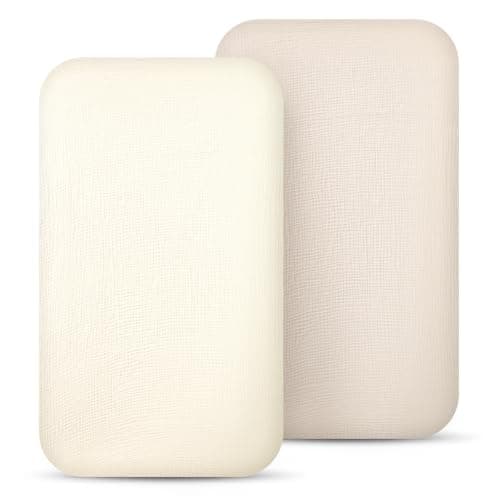 lulumoon Muslin Bassinet Sheets for Baby: Soft Bedside Sleeper Bassinet Fitted Sheets for Boys and Girls - Image 1