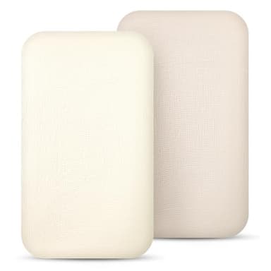 lulumoon Muslin Bassinet Sheets for Baby: Soft Bedside Sleeper Bassinet Fitted Sheets for Boys and Girls - Image 1