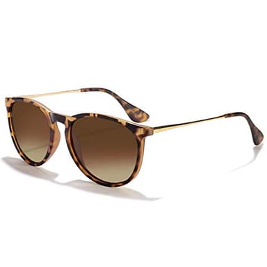 CHBP Polarized Sunglasses for Women Men - Trendy 2025 Vintage Classic Retro Round Mirrored Lens Designer Style Sunglasses for womens - Image 1
