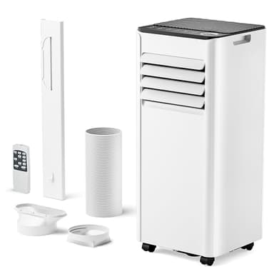 Feelfunn 8000 BTU Portable Air Conditioner - Cools 350 Sq.Ft Quickly, 3-in-1 AC Unit with Remote, 24H Timer, Quiet Operation & Window Kit for Bedrooms Apartments Offices Dorms - Image 1