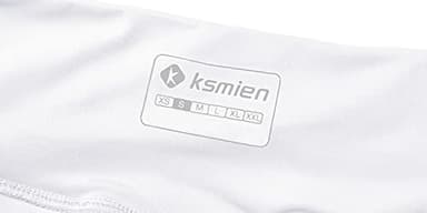 Ksmien Women's 2 in 1 Running Shorts - Lightweight Athletic Workout Gym Yoga Shorts Liner with Phone Pockets White - Image 5