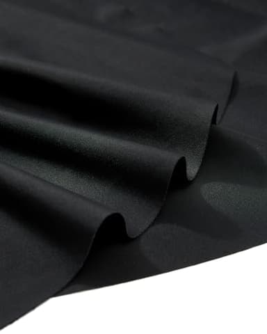 SUUKSESS Women Slimming Tummy Control Tankini Bathing Suits Ruffle High Waisted High Neck 2 Piece Swimsuits(Black,XL) - Image 5