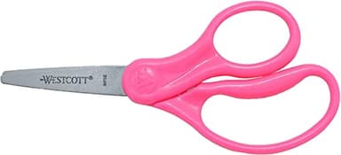 Westcott Right- & Left-Handed Pointed Scissors for Kids Ages 6+, Durable Stainless Steel Blades, Back to School Supplies, Classroom Scissors, Includes Storage Rack, 5-Inch, 12 Pack, Assorted Colors - Image 7