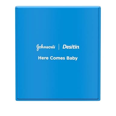 Johnson's Baby Here Comes Baby Gift Set, Baby Essentials for New Parents with Moisturizing Lotion, Bedtime Bath, Body Wash & Shampoo, Hand & Face Wipes, & Diaper Rash Cream, 5 Items - Image 7