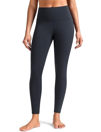 Colorfulkoala Women's Dreamlux High Waisted Workout Leggings 25" Inseam 7/8 Length Yoga Pants (L, Blue Ink) - Image 1
