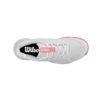 WILSON Rush Pro Lite Junior Tennis Shoe - White/Mauveglow, Size 4.5 US - Image 6