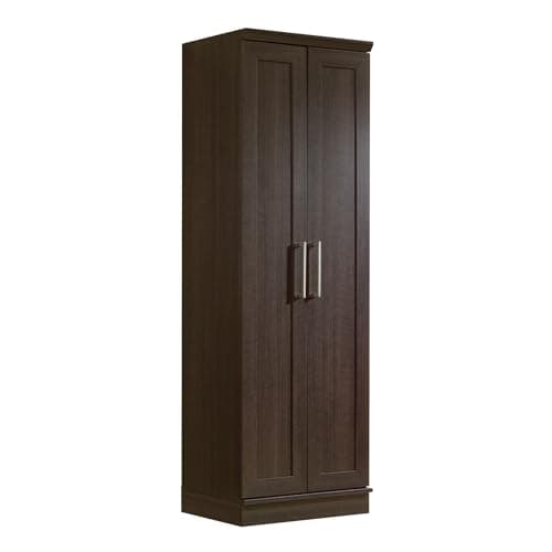 Sauder HomePlus Kitchen Pantry Storage Cabinet with Adjustable Shelves, Laundry Bathroom, L: 23.31" x W: 17.01" x H: 71.18", Dakota Oak - Image 1