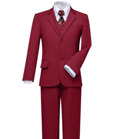 Boy Suits for Kid Tuxedo Suit Graduation Suits for Boys Toddler Slim Fit Ring Bearer Outfit Boys Suit Size 5T - Image 5