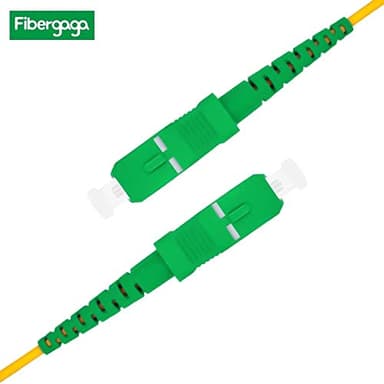 Fibergaga-3m(10ft) OS2 SC/APC to SC/APC Fiber Patch Cable, Single Mode, Simplex, Length Option: 0.5M(1.6ft)-100m(328ft) 9/125µm 2.0mm Diameter Fiber Optic Cable, OS1/OS2 Compatible-5 Pack - Image 4