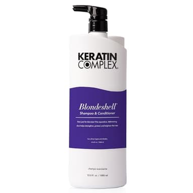 Keratin Complex - Blondeshell Debrass Shampoo & Conditioner Duo - 33.8 fl oz Each - Image 6