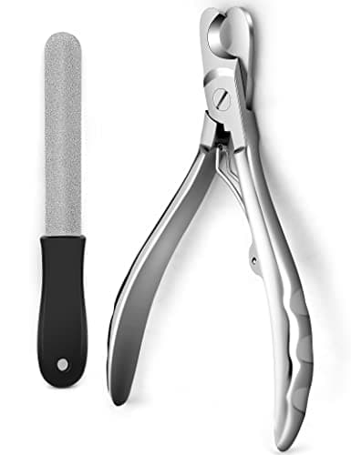 Gobeigo Upgrade Wide Open Dog Nail Clippers for Large Dogs Cut Like Butter, Heavy Duty Dog Nail Trimmer Full Metal Razor Sharp Professional for All Dogs Cats with Thick Toenail - Image 1