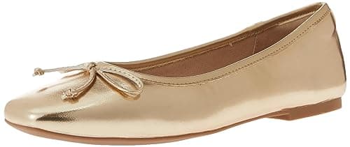 The Drop Women's Pepper Ballet Flat with Bow, Gold, 8.5 - Image 1