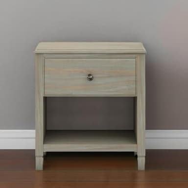 SIMPLIHOME Connaught SOLID WOOD 24 inch Wide Traditional Bedside Nightstand Table in Distressed Grey for the Living Room and Bedroom - Image 6